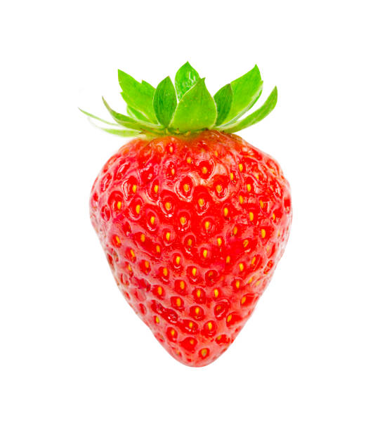 istock Strawberry isolated on white background. 1267151241