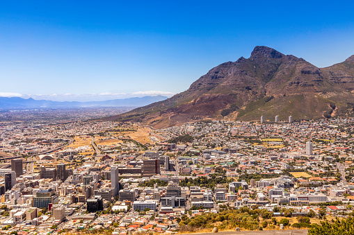 Clifton Beach view in Cape Town during a Sunny Day, South Africa