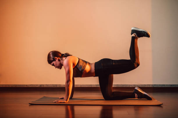 istock Young woman in a gym 1267154319