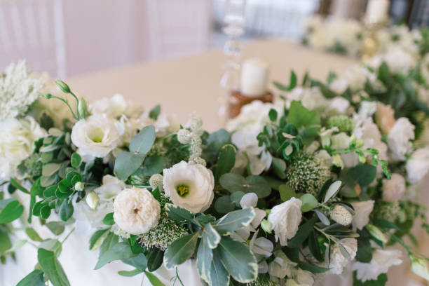 istock Fragment wedding presidium in restaurant 1267164430