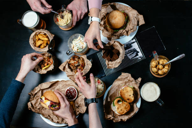 istock Great menu for beer party with friends 1267164557