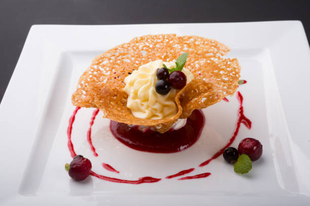 istock Sweet dessert cream mousse 1267165666