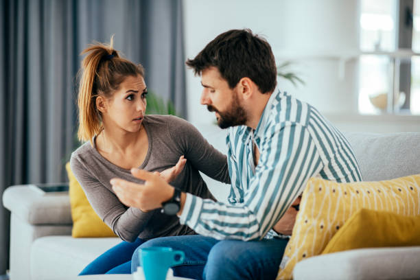 istock Unhappy young couple 1267167766