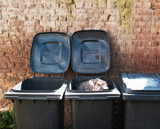 istock Garbage bins in an alley 1267173158