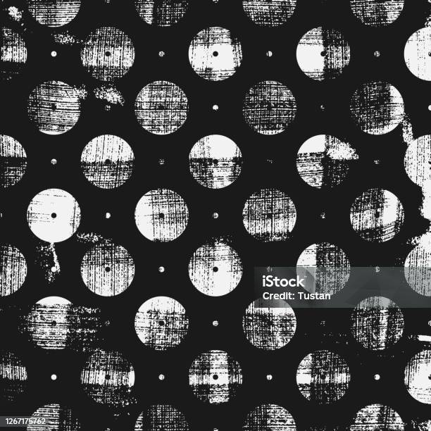 Disc Pattern Texture Textured Abstract Pattern With Element Of Disc Stock Illustration ...