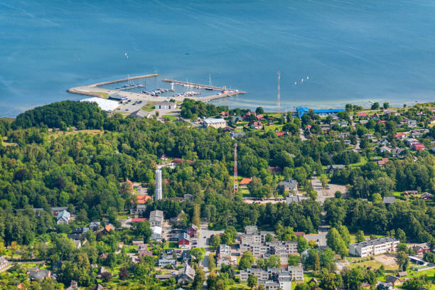 istock aerial view over the Kardla city 1267176906