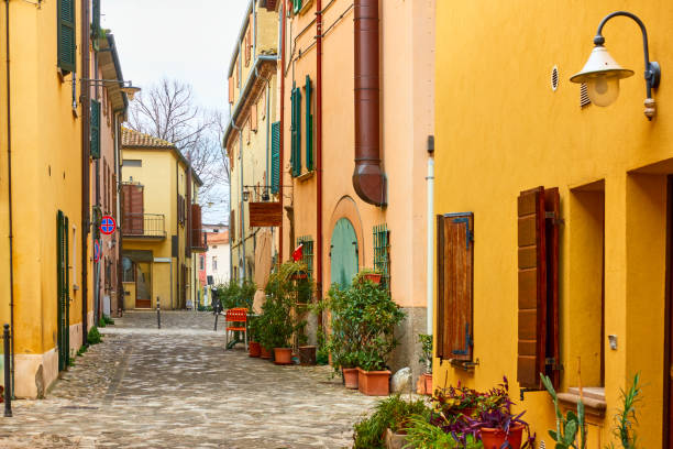 istock Old street in San Giovanni in Marignano 1267178155
