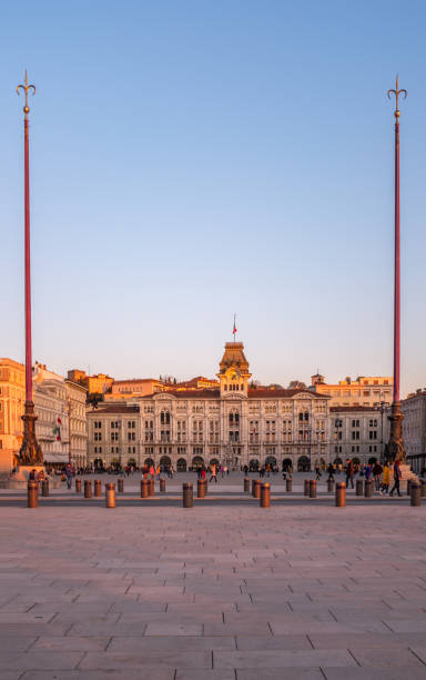 istock Main square Piazza Unita d Italia on sunset in Trieste 1267181571