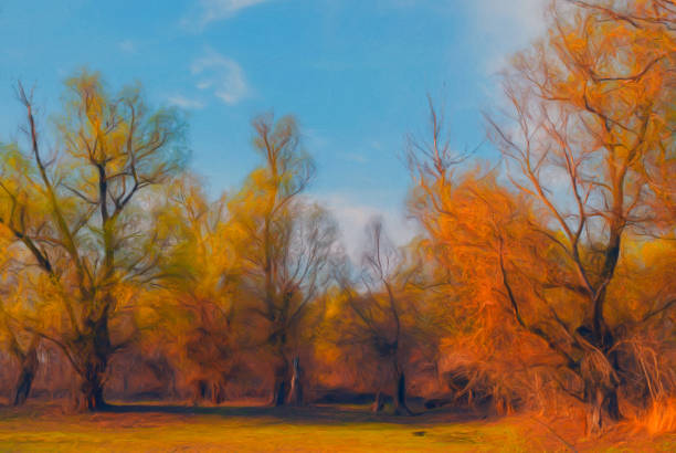 istock Oil landscape painting 1267186270
