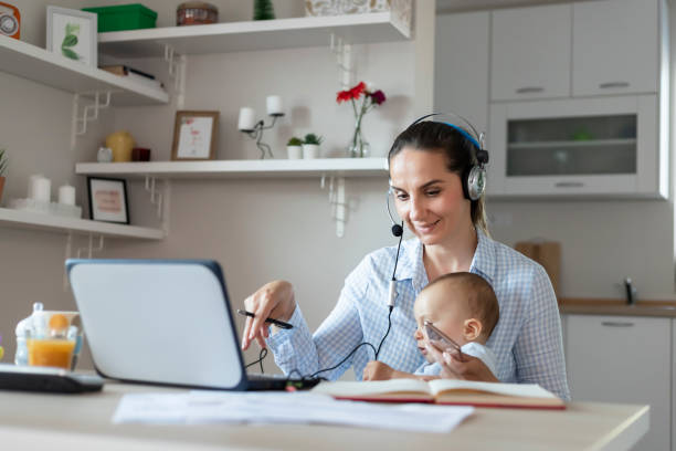istock Mom can do it all... 1267189826