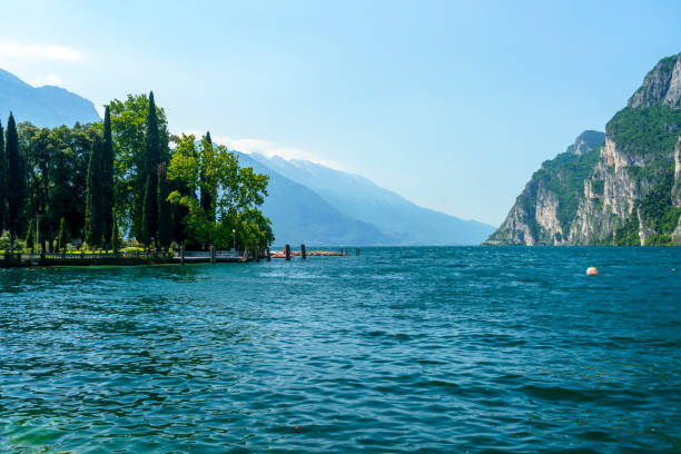 The Garda lake at Riva del Garda, Trento, Trentino Alto Adige, Italy, at summer