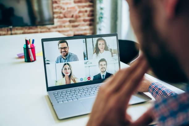 istock Business team in video conference 1267193952