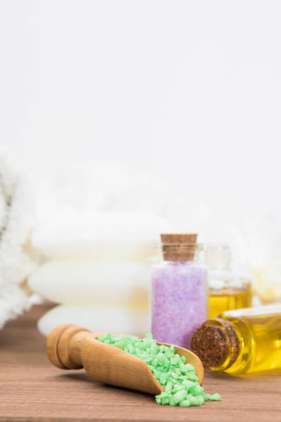 istock mineral salts with natural and aromatic spa and massage oils 1267196199