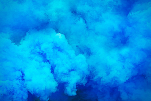 Blue smoke background