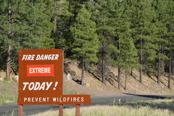 istock Prevent wildfires, fire danger sign in Kaibab National Forest, Arizona 1267207278