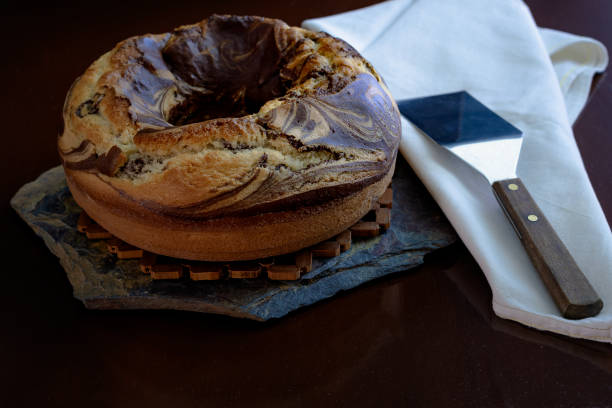 istock Homemade marble pound cake 1267217003