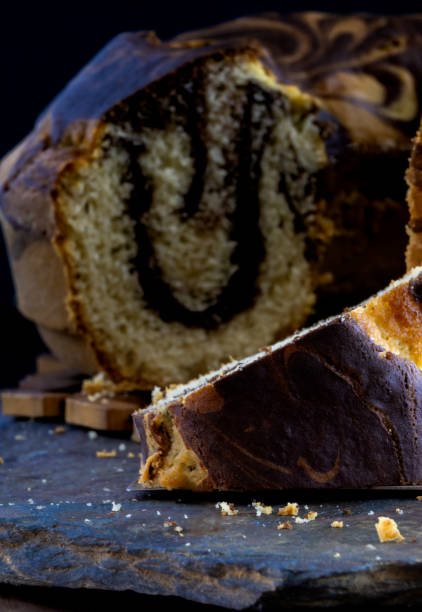 istock Homemade marble pound cake 1267217195