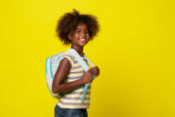 istock Studio portrait of a girl ready for going to school 1267218072