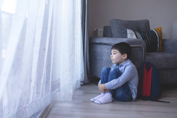istock Child in isolation at home 1267219924
