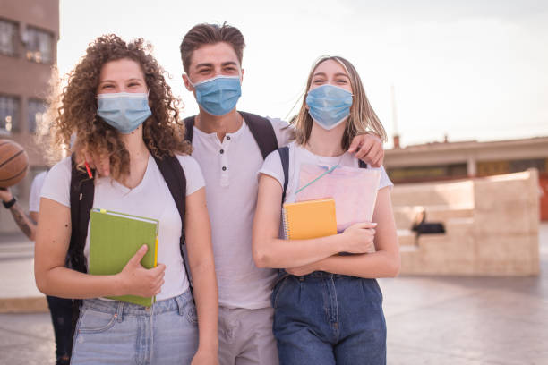 istock Students during pandemic / COVID-19 / Back to school 1267224545