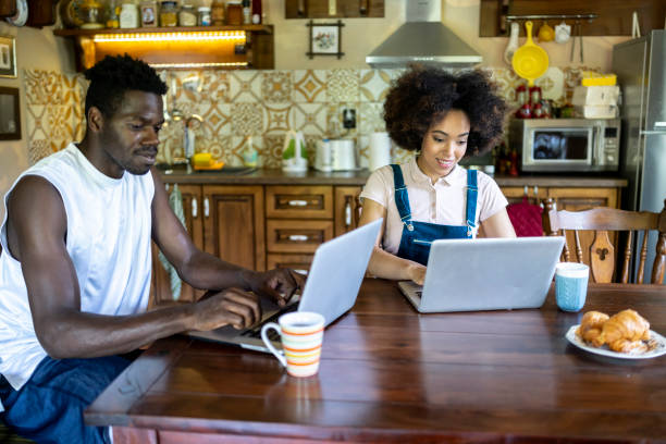 istock Working from home and family life 1267228575