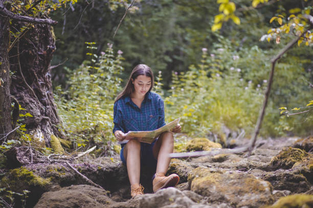 istock Girl in Nature Map 1267230419