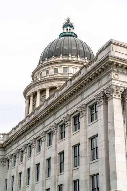 istock Utah State Capital building exterior with classical architecture and dome 1267231953