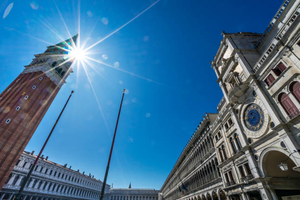 istock Campanile Bell Tower Sun Saint Mark's Square Piazza Venice Italy 1267237649