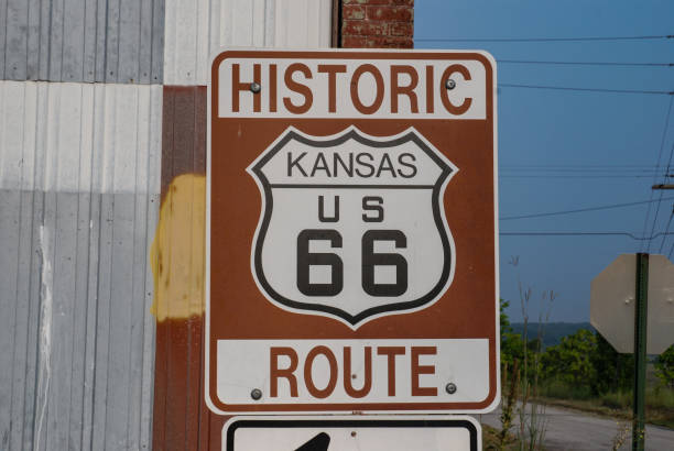 istock Route 66 sign in Kansas 1267239787