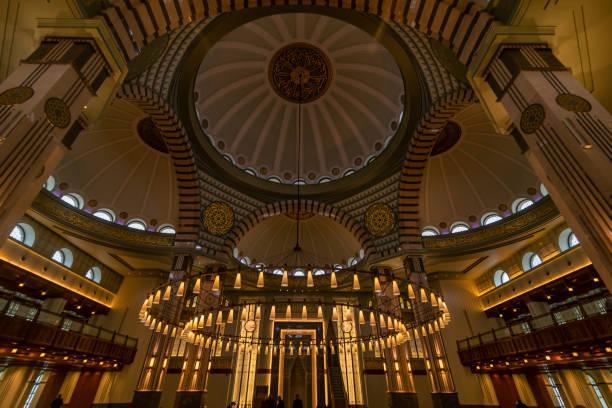 Millet Camii in Bestepe, people mosque In Ankara camii stock pictures, royalty-free photos & images