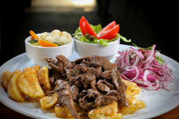 istock meat dinner close up in restaurant 1267247962