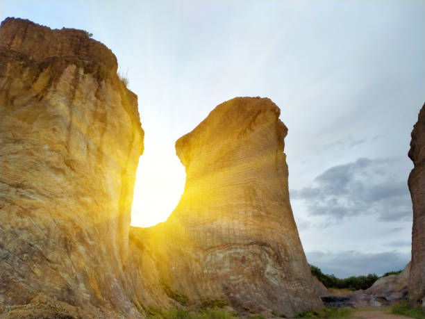 istock rock canyon scene in the evening 1267250063