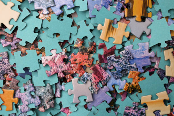 istock Pieces of a puzzle, for backgrounds or textures 1267255622