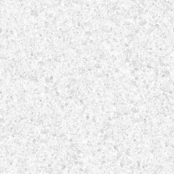 Vector illustration of GRANITE STONE in macro - seamless pattern design in shades of light gray - beautiful creative natural background in vector with visible little pebbles texture and rough uniform structure - original stock illustration