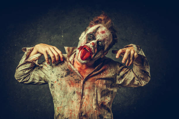 istock Angry Halloween Clown 1267262813