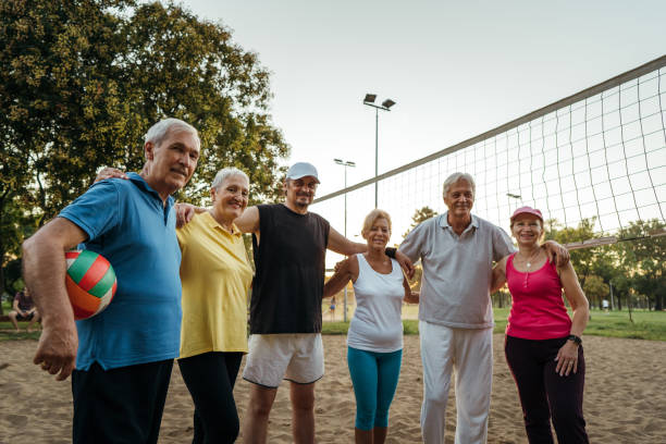 istock Portrait of active senior people 1267272186