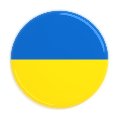 Ukraine flag badge