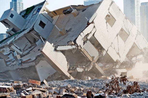The old houses was demolished.