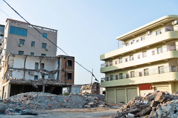istock The old houses was demolished 1267276550