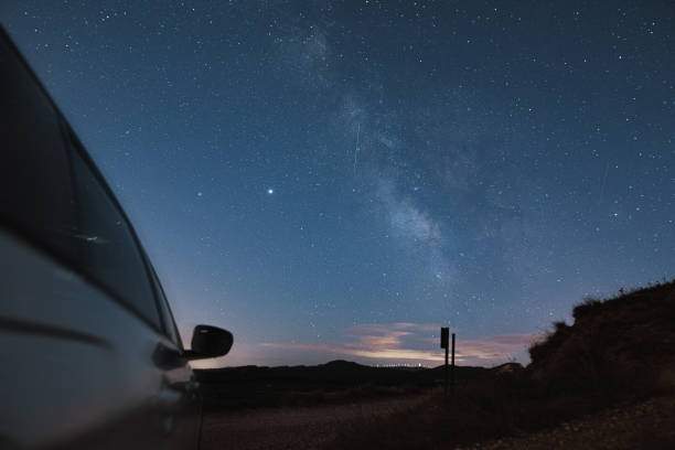 istock Beautiful starry sky with the Milky Way 1267277476
