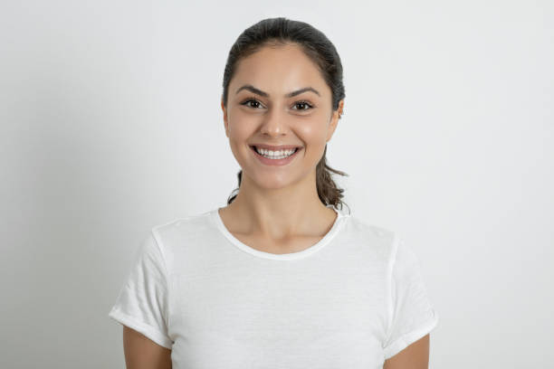 istock Young woman looking at camera 1267278649