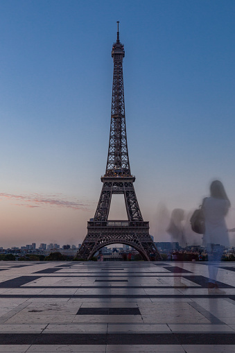 Eiffel Tower in the morning