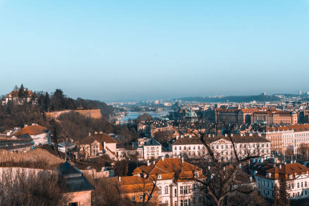 istock Prague overview from Prague castle in Czech Republic 1267280540