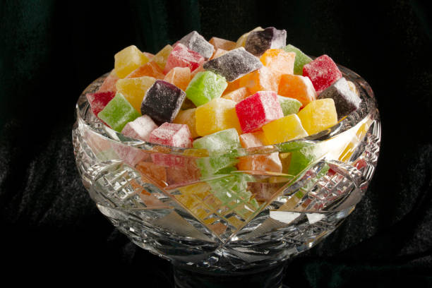 istock Mixed, colorful delicious Turkish delights 1267281787