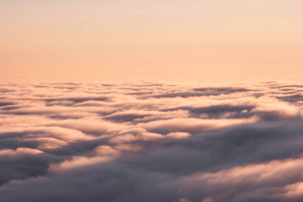 istock Sky clouds aerial view background beautiful scenery flight heaven 1267282952