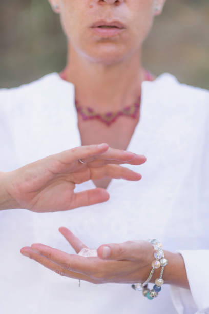 istock Manifesting Abundance, Mindful Meditation with Crystals 1267296043