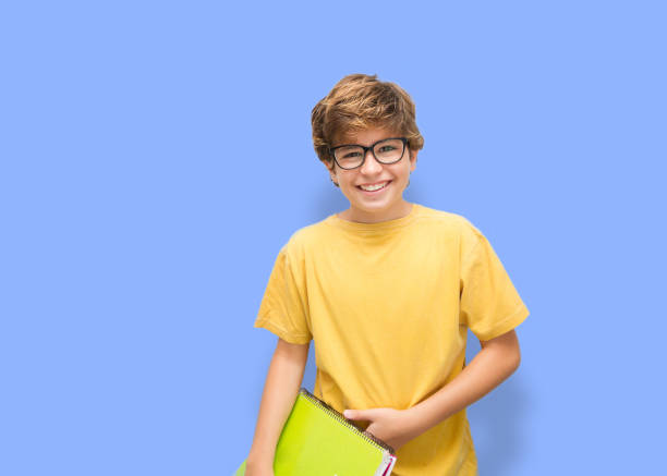 istock Handsome Spanish boy. Selection of expressive gestures with humor. Success in the course 1267296096