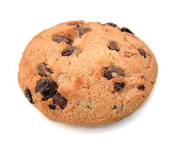 istock Extreme close-up image of chocolate chips cookies 1267305935