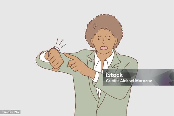 But Wait Face Business Face Expression Wait Emotion Concept Stock Illustration ...