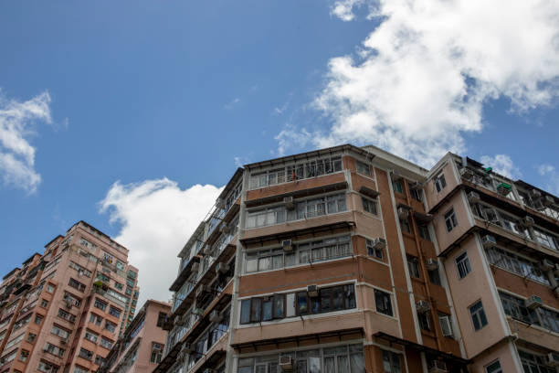 istock Overpopulated Apartments in Hong Kong. 1267306745